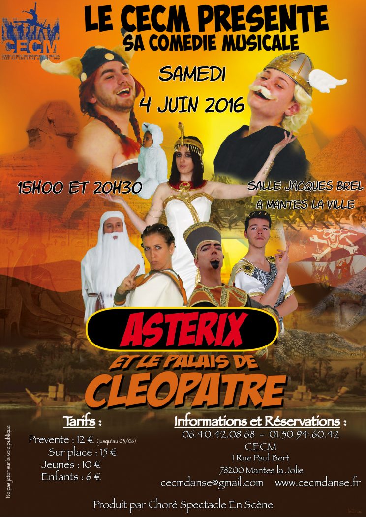 Spectacle Astérix et le palais de Cléopâtre